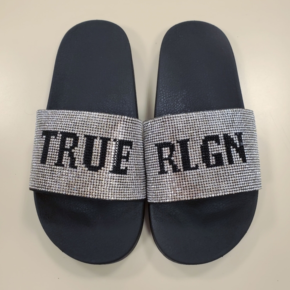 True Religion Shoes - NEW True Religion Pool Slides Size 8